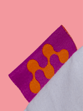 Bavlněná taška Jacquie Max s žakárovými uchy, 220 g/m²